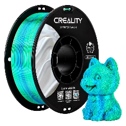 Filamento Creality CR-SILK 1Kg 1.75mm para Impresora 3D - Azul Verde
