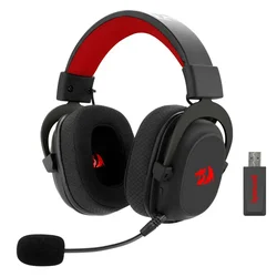 Auriculares inalámbricos para jugadores Redragon Zeus Pro RGB - Negro