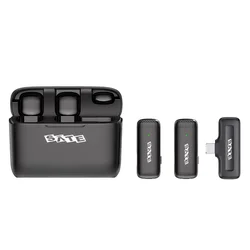 Micrófono Solapa Satellite A-MK241 Inalámbrico para Smartphone - 2 Unidades