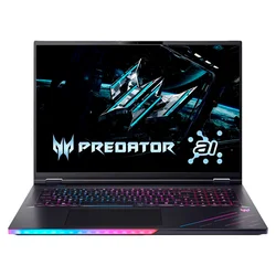 Portátil Gamer Acer Predator Helios 18 AI Intel Core Ultra 9-275HX RTX 5080 16 GB 32 GB RAM 1 TB SSD Pantalla 18" WQXGA Windows 11 Inglés Negro - PH18-73-90A6
