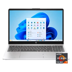 Notebook HP 15 AMD Ryzen 7-7730U 16GB RAM 512GB SSD Pantalla 15.6" Full HD Touch Windows 11 Inglés Plata - 15-FC0235DX