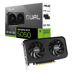 Tarjeta de vídeo ASUS Dual NVIDIA GeForce RTX-5050 8 GB GDDR6 - DUAL-RTX5050-O8G
