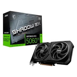 Tarjeta de vídeo MSI Shadow 2X OC Plus NVIDIA GeForce RTX-5060Ti 16 GB GDDR7 - 912-V535