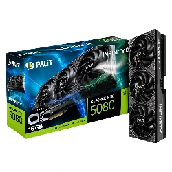 Tarjeta de vídeo NVIDIA GeForce RTX-5080 16 GB GDDR7 Palit Infinity 3 - NE75080019T2-GB2035S