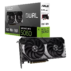 Tarjeta de vídeo ASUS Dual Advanced Edition OC NVIDIA GeForce RTX-5060 8 GB GDDR7 - DUAL-RTX5060-08G-A